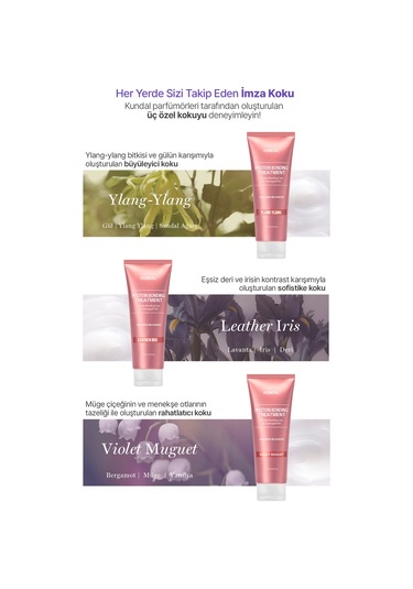 Kundal Leather Violet Muguet Protein Kompleksi İçeren Onarıcı Bakım Kremi 250 ML