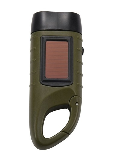 Willowhaven Mini Acil El Krank Dinamo Güneş Enerjili El Feneri Şarj Edilebilir Led Işık Lambası Açık Kamp Altın