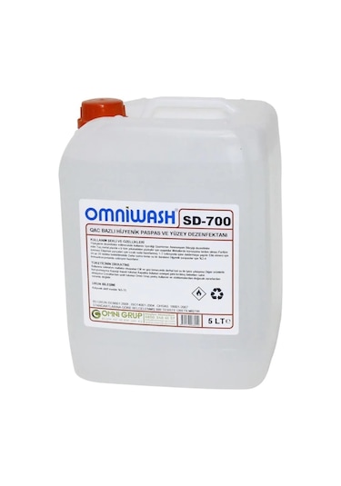 Omniwash SD-700 QAC Bazlı Hijyenik Paspas ve Yüzey Dezenfektanı 5 L