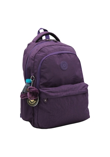 Krinkıl Su Geçirmez Kumaş Bevitton Mor Okul Çantası 2200