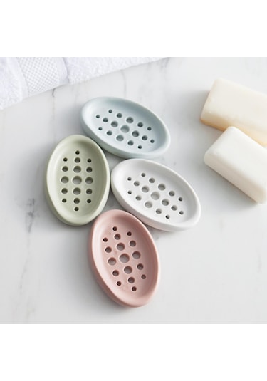 Suntek Otel Tuvalet Banyo Mavi Için Tahliye Deliği Sabunluk Ile