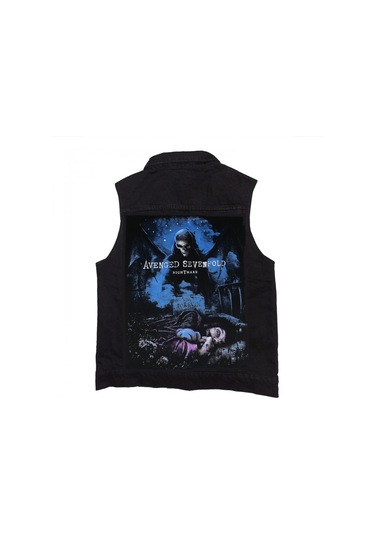 Avenged Sevenfold Siyah Kot Yelek Siyah