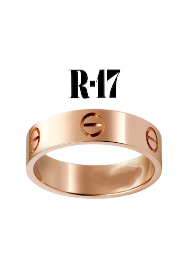 X-Lady Accessories Düz Yüzük Rose Renk 17  Numara Çok Renkli