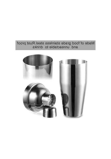 Ankatek 3 Parça 750ml Kokteyl Shaker Seti - Avantajlı Profesyonel Paket - En İyi Kalite Shaker Seti
