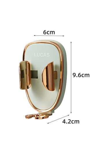 Kosona Ev Bathroom Elektrikli Fırça Tutucu Duvarlı Delme Yok Sıkıcı Tutucu Siyah Altın Kolay Kurulum Ev Kullanıma Uygun Diğer