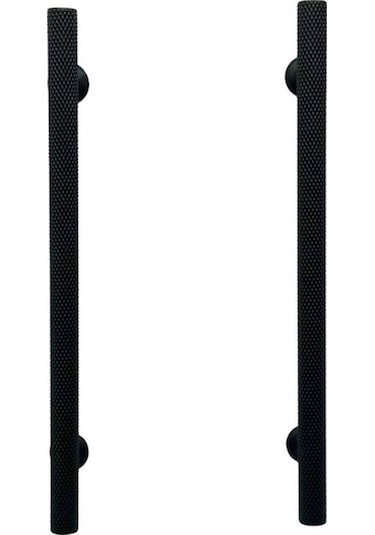 Mobilya Dolap Kulpu Mutfak Çekmece Kulpu Çizgili Dal Siyah 192 Mm 19,2 Cm 5 Adet