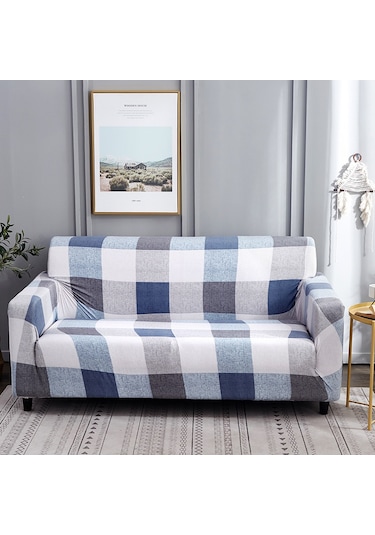 Wezone Yeşil Orman Desenli Tam Kapama Kumaş Koltuk Örtüsü - 190-230 Cm Üç Kişilik, Lastikli, Kaymazsız, Ev Dekorasyonu Ve Koltuk Koruması İçin DiğER