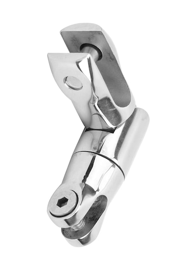 Tekne Çapa Fırdöndüsü. 6-8mm. Mafsallı Çift Haraketli. Paslanmaz