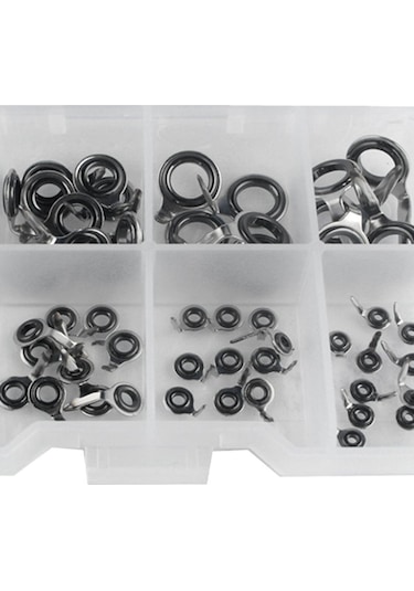 Suntek 70 Adet/kutu Paslanmaz Çelik Olta Kılavuzları Göz