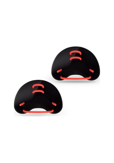 Xindoker 3d Ergonomik Tasarım El Paspası, Pp+silikon Malzeme, Tüm Yaş Grupları İçin, Doğal Yüzme Deneyimi Sağlar - Siyah 1 Çift Siyah