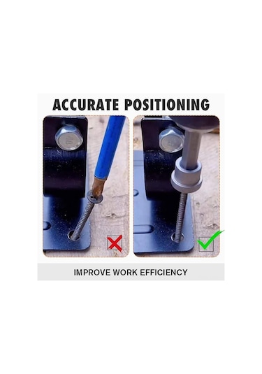 Geeroyoo 5'li Manyetik Alçıpan Vidalama Uç Seti - Derinlik Ayarlı, Kaymaz Phillips Ph2 Uçlar