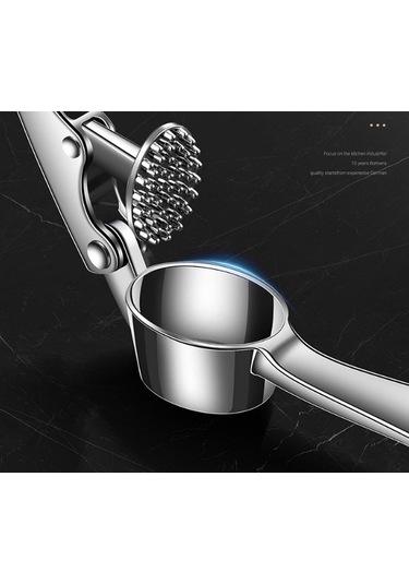 Wondernest Sarımsak Presi, Manuel Sıkacak, Gümüş Çinko Alaşımlı, Soyucu Gümüş