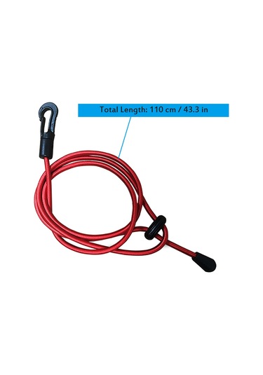 Geeroyoo Kano Ve Sörf Tahtası İçin Pratik Naylon Kürek Bağı - 110 Cm Uzunluk, 2 Adet