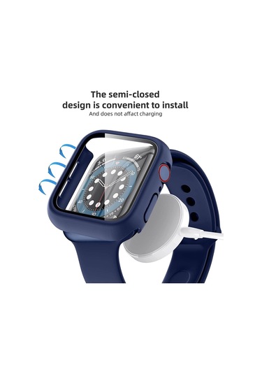 Springsun iOS Uyumlu Watch 36925 Nesil 42mm Serisi İçin 3 Adet Saat Kılıfı Ekran Akıllı Saat (İthalatçı Garantili)