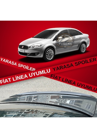 Fiat Linea Bagaj Üstü Yarasa Spoiler Bagaj Çıtası Piano Black