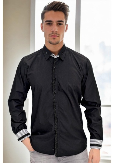 G960 Dewberry Gömlek-siyah Siyah