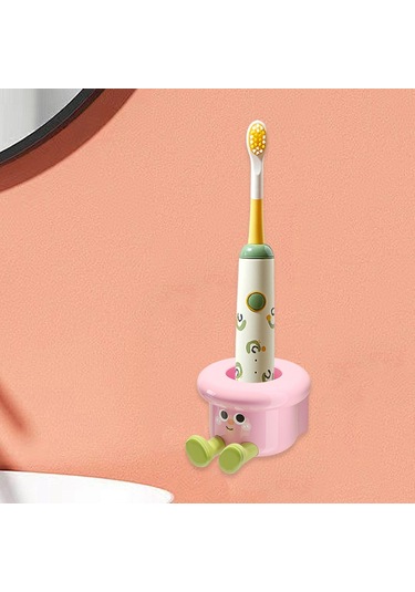 Homyl Diş Fırçası Tutucu Duvara Monte Banyo Düzenleyici Otel Pembe