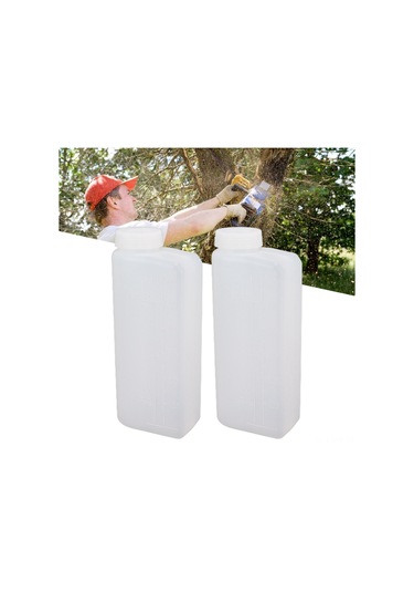 Geeroyoo 600ml Nilon Plastik İki Zamanlı Yağ Benzin Karıştırma Flashtasi - Zincir Testere, Demir İşi Makineleri İçin Hassas Karıştırma Kapı