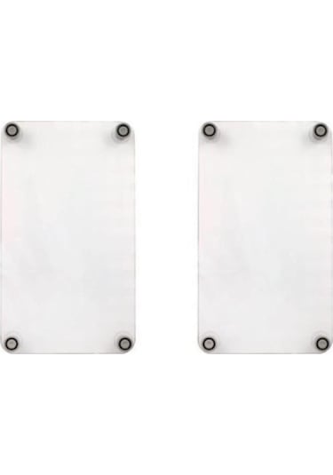 2' li 40x52 cm Okyanus Desenli Cam Kesim Tablası ve Ocak Koruma