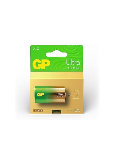 Gp D Mono Batarya Alkalin Ultra 1,5v 2 Adet