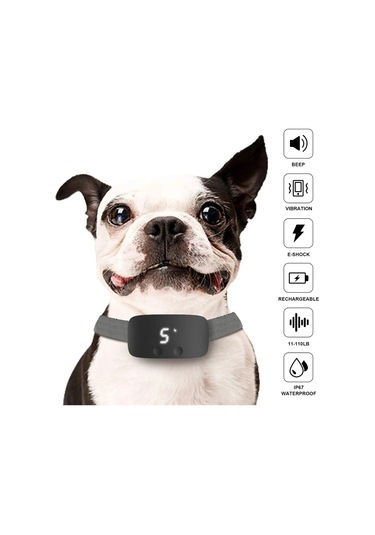 Otomatik Köpek Tasması, Şarj Edilebilir Havlama Durdurucu, Havlamayı Whıte