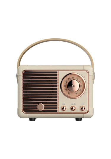 Springsun Hm11 Pembe Vintage Mini Bluetooth Hoparlör - Taşınabilir Radyo, Tf Kart Desteği, 3w Güçlü Ses, 10m Bluetooth Mesafesi