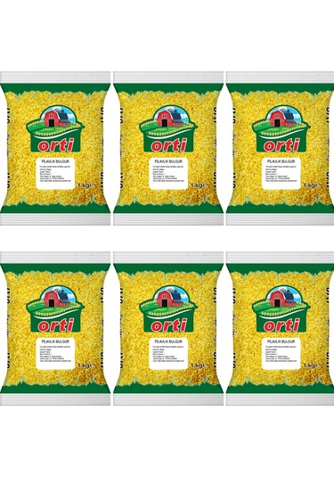 Orti Pilavlık Bulgur 6 x 1 KG
