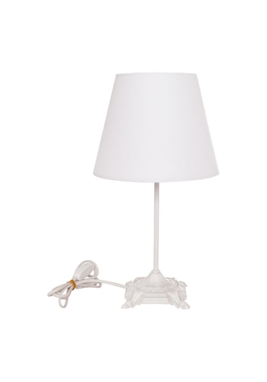 Doğu Abajur Beyaz Beyaz