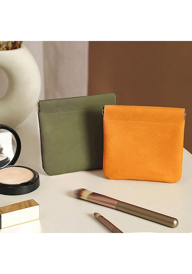 Ruj Kesesi Deri Kablo Düzenleyici Çanta Sızdırmazlık Paraları Tuşlar Organizatör Çantası
