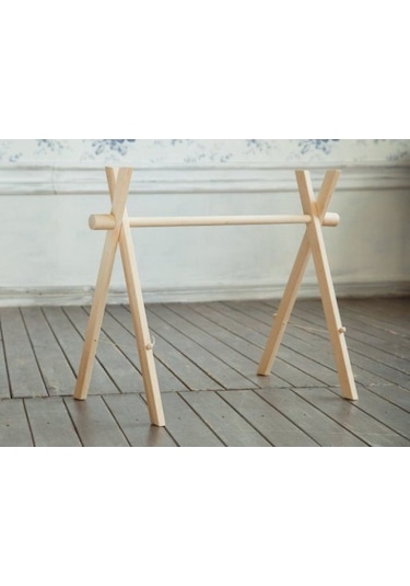 Mrt Ahşap Bebek Egzersiz Aleti Oyun Alanı Geniş Model