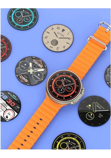 K9 Ultra Pro Bluetooth Arama - Kablosuz Şarj - NFC Akıllı Saat