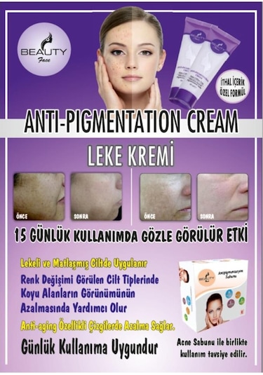 Beauty Face Pigmentation Leke Kremi