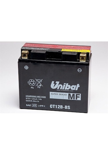 Unibat CT12B-BS (YT12B-BS) Akü