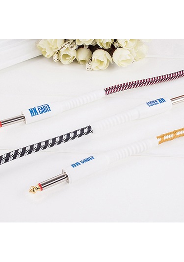 Sones Ahşap Gitar Bas Bağlantı Kablosu Gürültü Azaltıcı Ses Kablosu, Kablo Uzunluğu: 10 M, Rastgele Renk Teslimatı