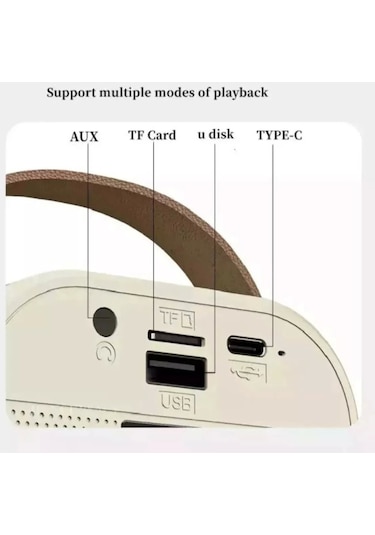 Bluetooth Hoparlör Bt+tf+usb+aux Karaoke Mikrofonlu Platoon Pl-4562