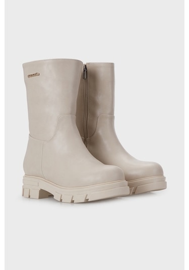 Pierre Cardin Bayan Bot Pc52063 Krem