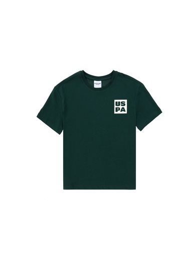U.s. Polo Assn. Erkek Çocuk Koyu Yeşil Tişört Basic 50295447-vr079 Koyu Yeşil