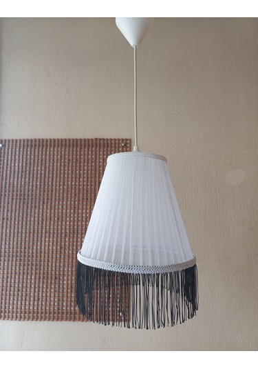 N-62 Siyah Organze Yatak Odası Çocuk Ve Bebek Odası Avize Siyah