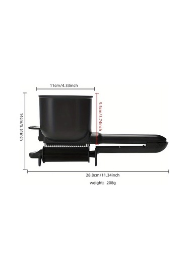 Willowhaven Gri Wanmeı Salon Boya Aracı İki Fonksiyonlu Otomatik Fırçalı Renk Karıştırma Seti Gri