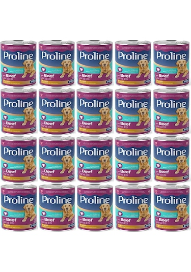 Pro Line Dana Etli Yetişkin Köpek Konservesi 20 x 395 G