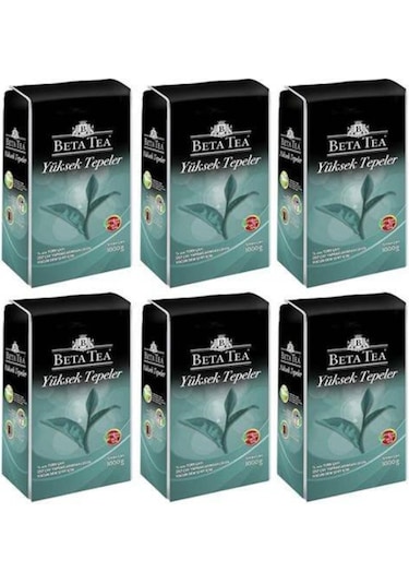 Beta Tea Yüksek Tepeler Siyah Dökme Çay 6 x 1 KG