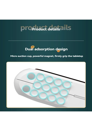 Fortunelane Beyaz Abs Lüx Manyetik Manta Kesici, Ev Kullanıma İki Yönlü Kayar Bıçaklı, Hafif Ve Şık Tasarım, Pratik Özellikli Be Beyaz