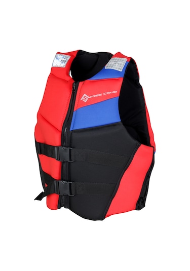 Freecamp Seashell Vest Can Yeleği-Kırmızı - Siyah