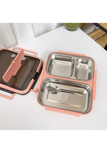 Lichen 3 Bölmeli Sızdırmaz Öğle Yemeği Kabı, Çocuklar/yetişkinler