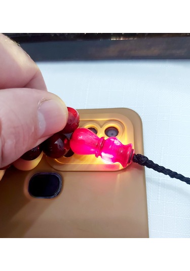 Osmanlı Benzetme İst.kesim Sıkma Kehribar Tesbih Ölçü 10.5x11.5