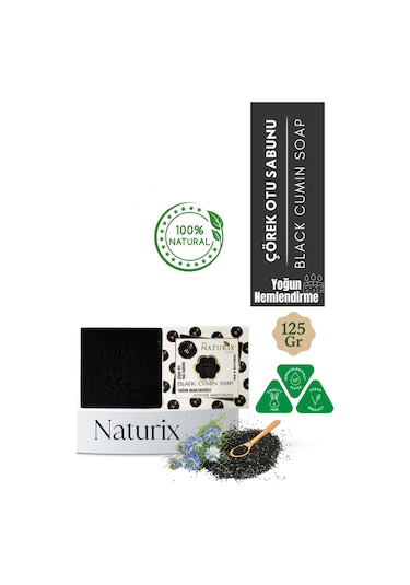 Naturix Natural Çörek Otu Yağı Sabunu 125 G