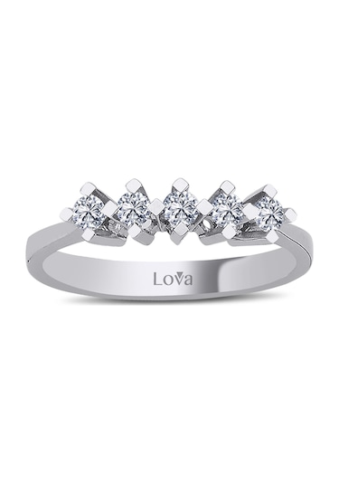 Lova G Renk 0,23 Karat Pırlanta Beştaş Yüzük - 1070085