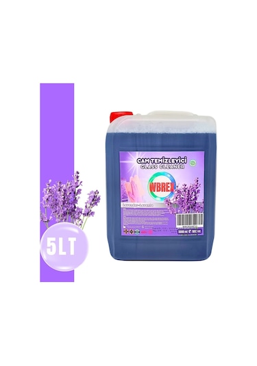 Wbrex Lavanta Kokulu Profesyonel Cam Temizleyici 5 L