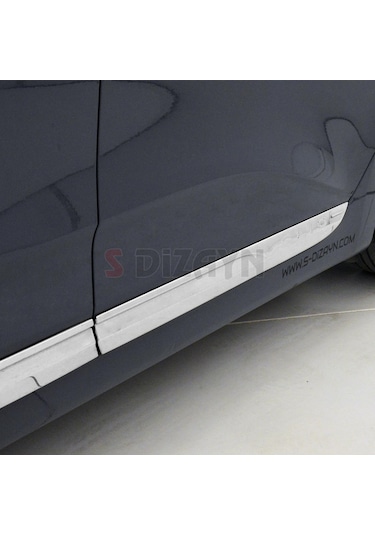 S-dizayn Renault Clio 5 Krom Yan Kapı Çıtası 4 Prç. 2019 ve Üzeri