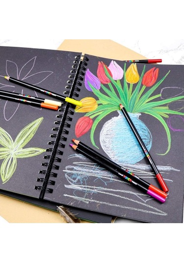 Uni-ball Posca Pencıl Boya Kalemi Yeşil Çok Renkli